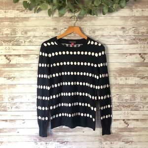 Vince Camuto Sweater navy blue and white size xxs